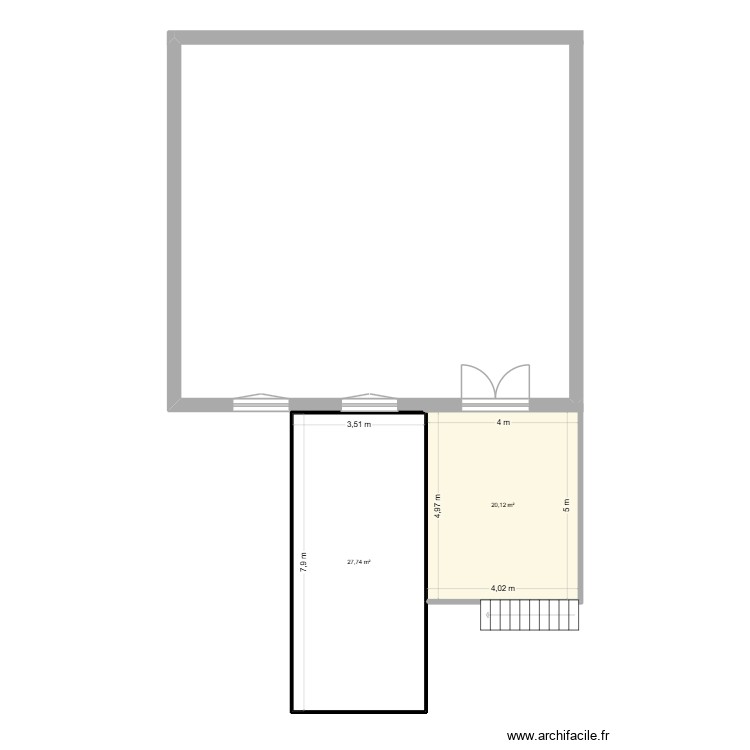 Terrasse. Plan de 0 pièce et 0 m2