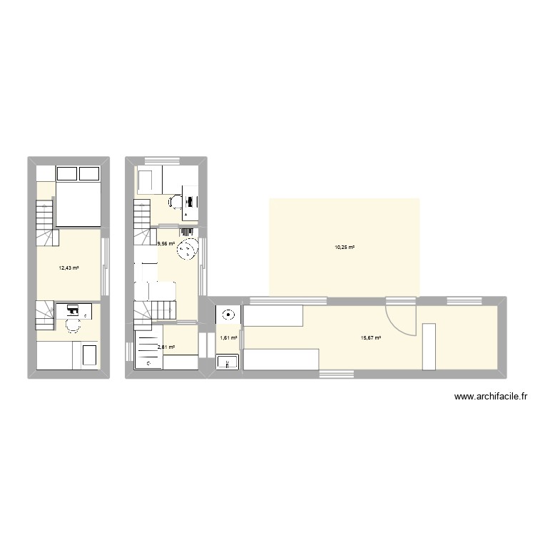 extension par salle de bain bis. Plan de 0 pièce et 0 m2 extension par salle de bain bis. Plan de 0 pièce et 0 m2