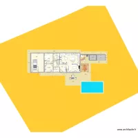 Cambremer maison et jardin sur terrain