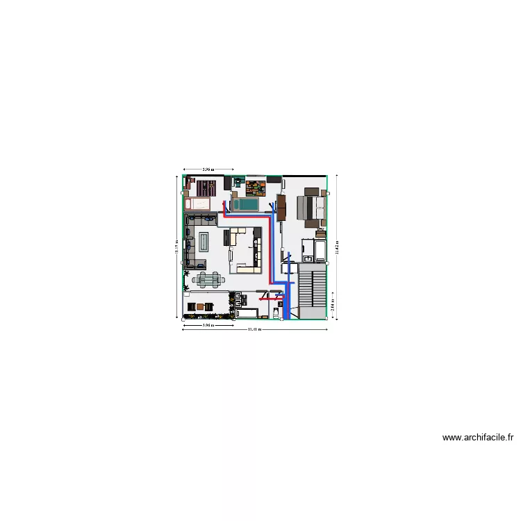 PLAN ELECTRIQUE. Plan de 1  et 0 m²