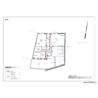 plan chambre froide / escalier