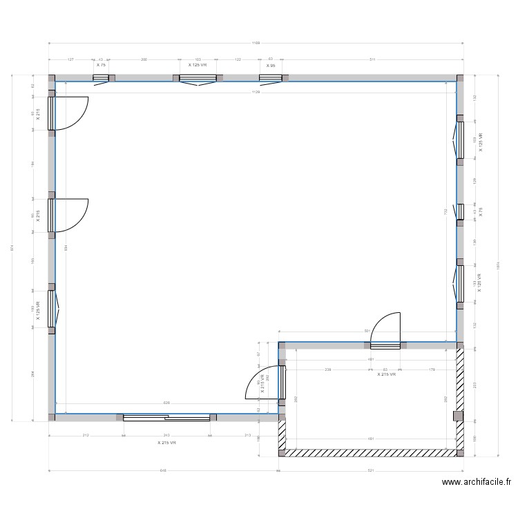 SCI APMLL  ELEVATION. Plan de 2 pièces et 109 m2