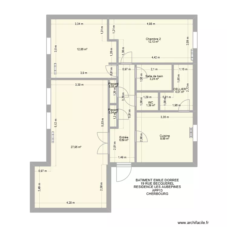 BAT EMILE DORREE APP13. Plan de 