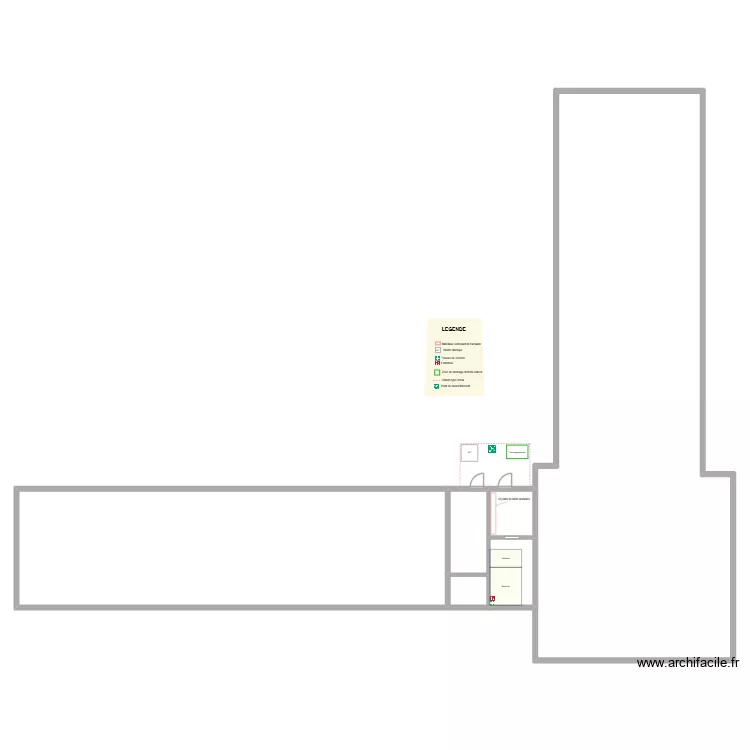 AF041381 VDL hygi&egrave;ne rdc. Plan de 6  et 533 m²