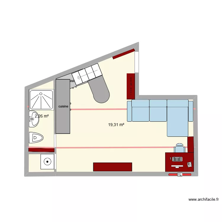 studio v5. Plan de 