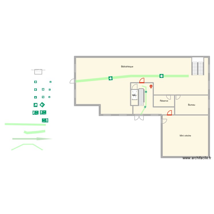 maison citoyenne rez de chaussée. Plan de 8 pièces et 379 m2