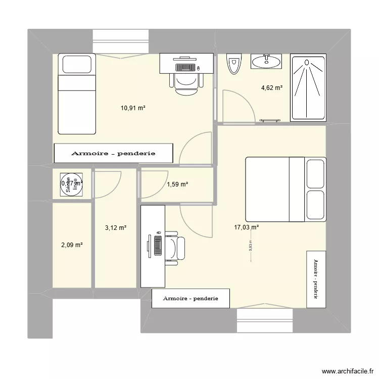 studio1 version 2026. Plan de 7 Pièces et 40 m² studio1 version 2026. Plan de 7 Pièces et 40 m²