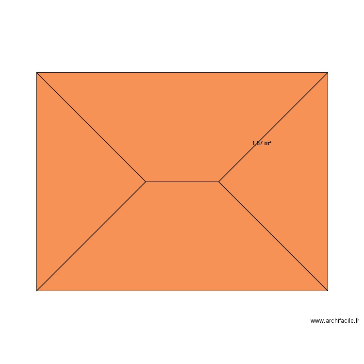 cuisine d'été. Plan de 1 pièce et 2 m2