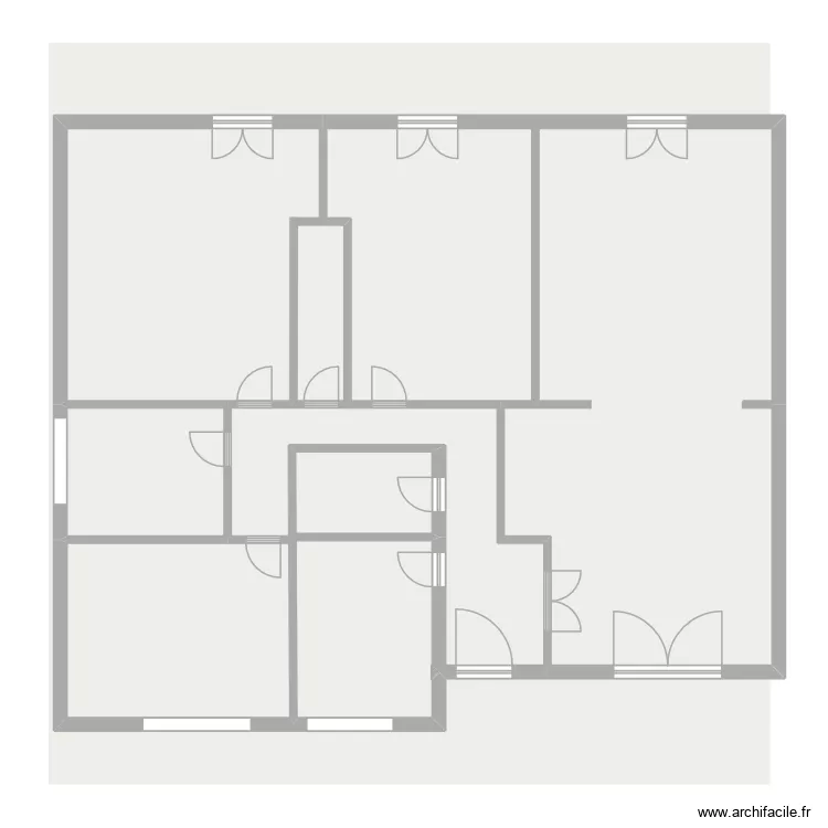 Saintry V2. Plan de 5  et 172 m²