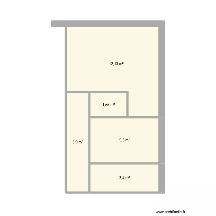clem SDE base mur. Plan de 5 et 26 m² clem SDE base mur. Plan de 5 et 26 m²