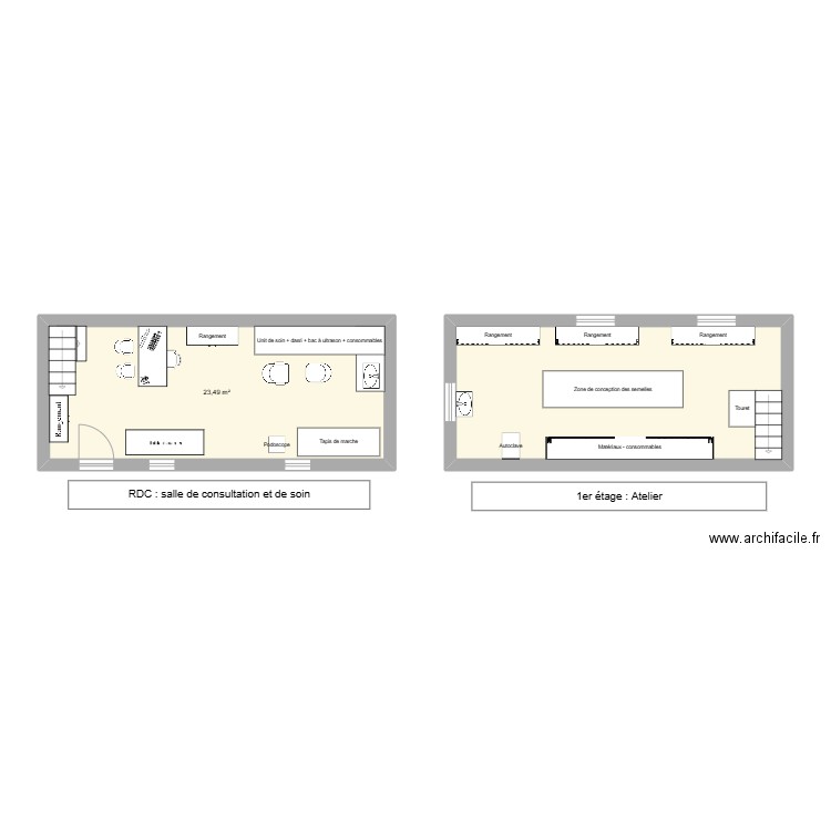 Cabinet1. Plan de 0 pièce et 0 m2