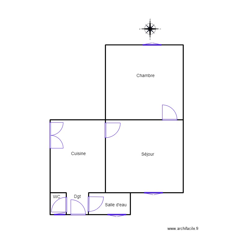 LOT N°15. Plan de 5 pièces et 50 m2