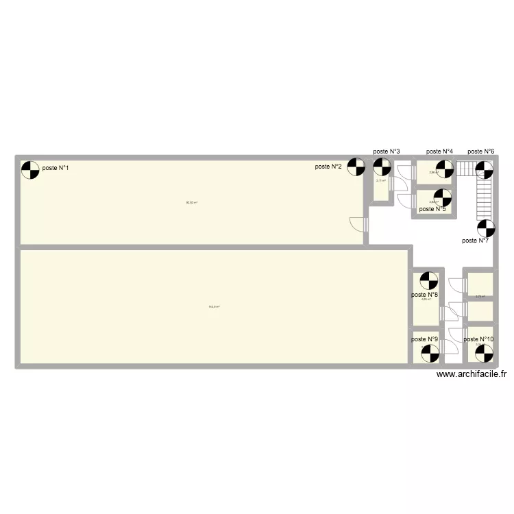 netto etage. Plan de netto etage. Plan de