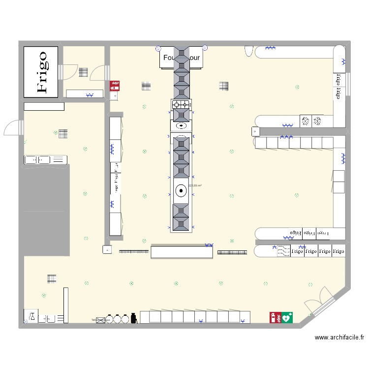 matheo zeziola. Plan de 1 pièce et 224 m2