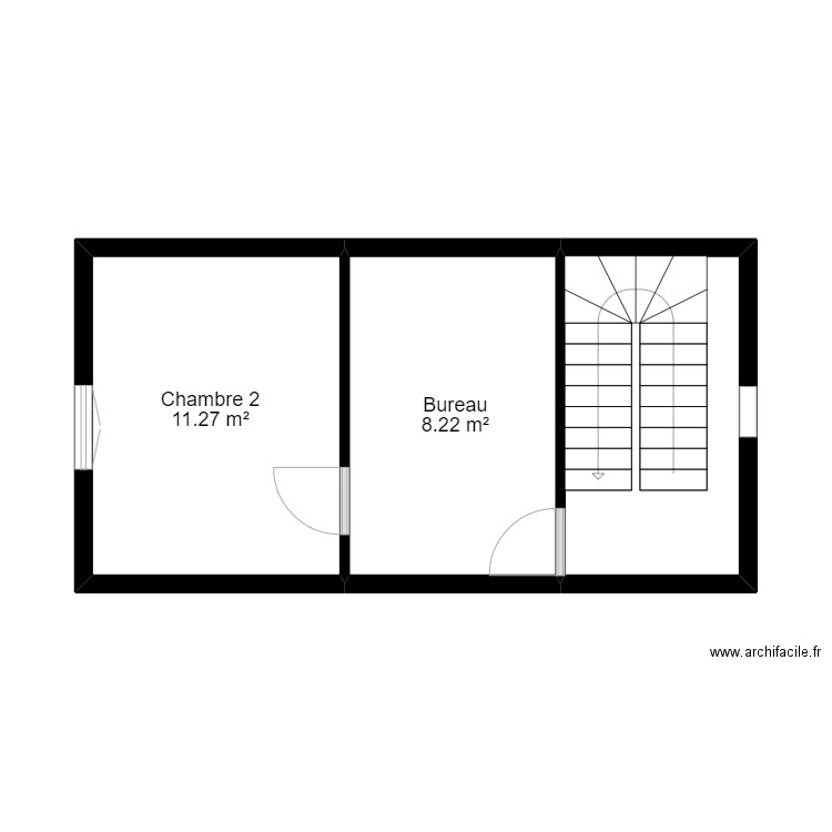 415758 POLLE. Plan de 8 pièces et 82 m2