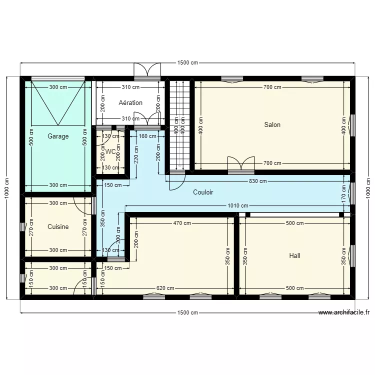 Plan de terrain 15m x 10m Client 36 88 99 10 V2. Plan de 