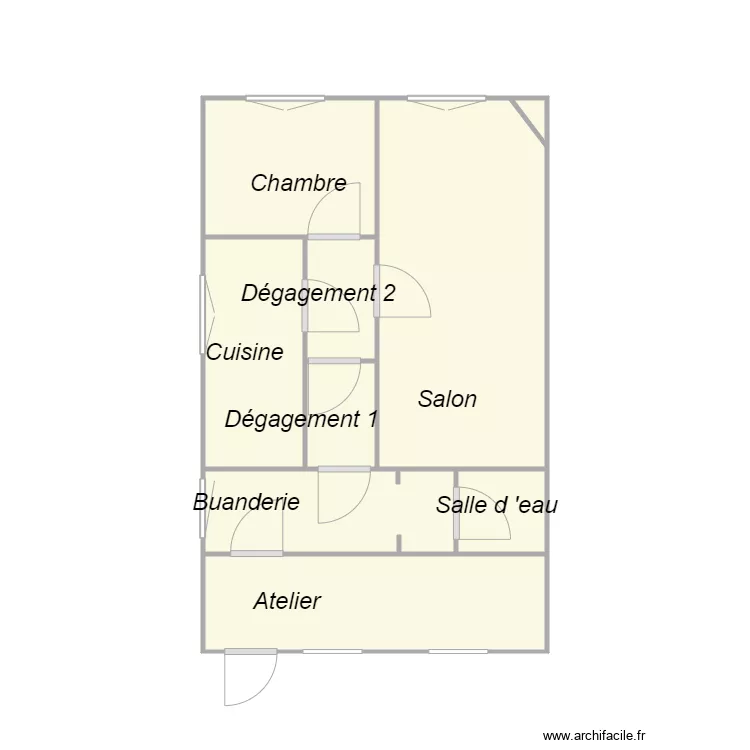 Croquis LAPIERRE. Plan de 