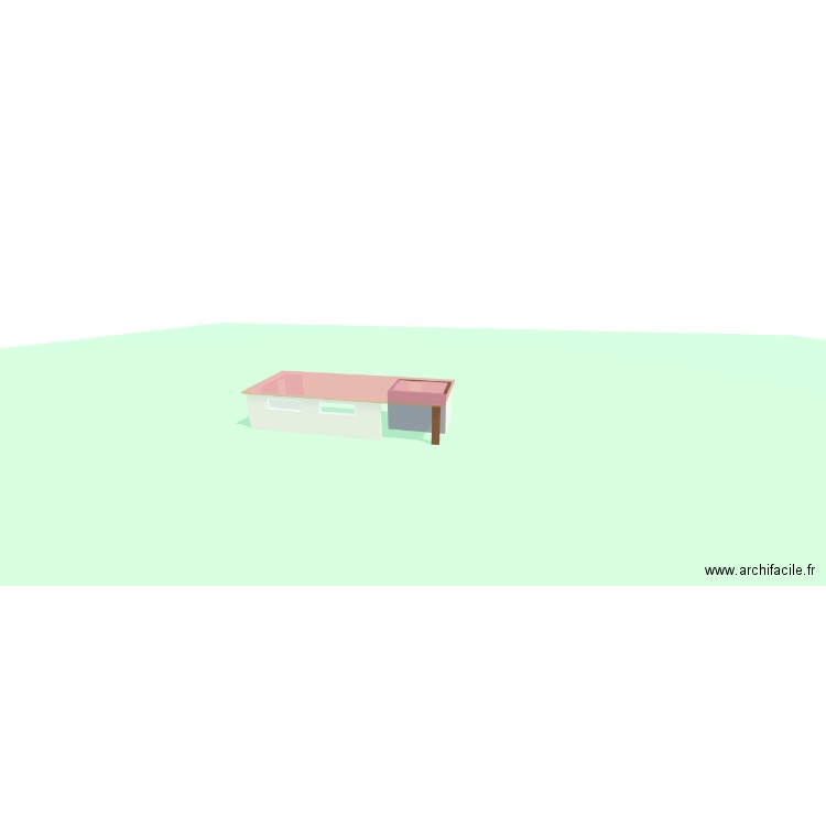 jlg. Plan de 1 pièce et 5 m2