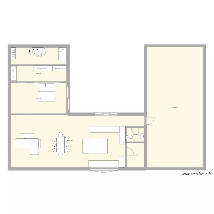 maison. Plan de 7 et 192 m² maison. Plan de 7 et 192 m²