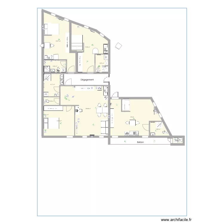 Plateau Lopes Option 3. Plan de 
