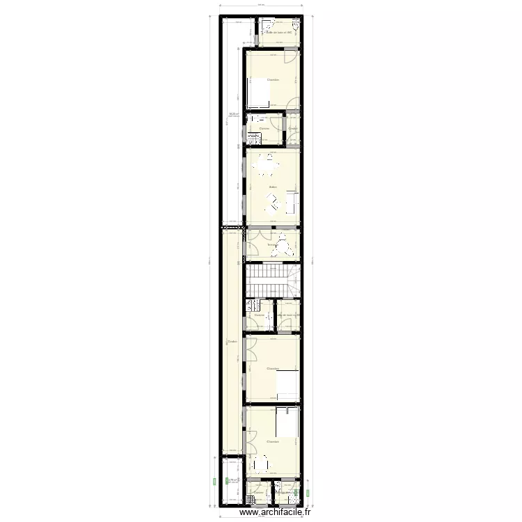WELE. Plan de 16  et 135 m²