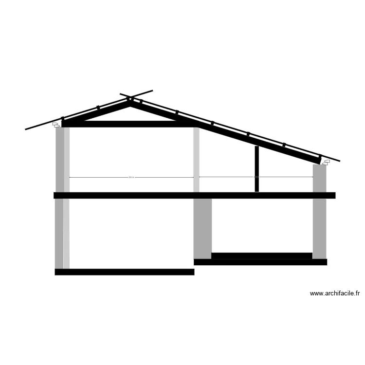 BERGERIE PROFIL ETAGE . Plan de 