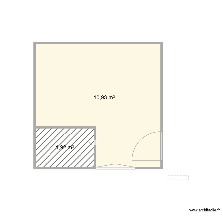 Chambre. Plan de 0 pièce et 0 m2 Chambre. Plan de 0 pièce et 0 m2