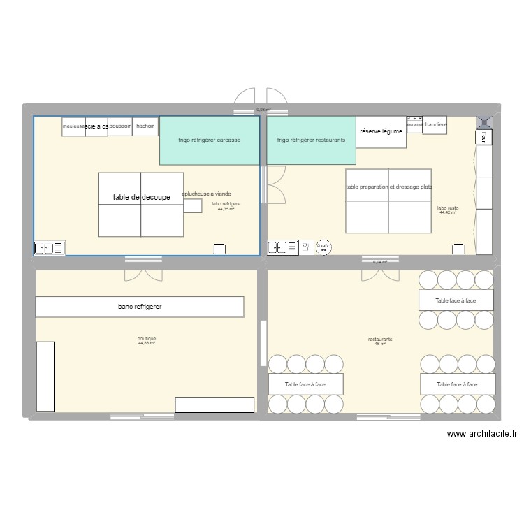 sarl maness. Plan de 6 pièces et 181 m2