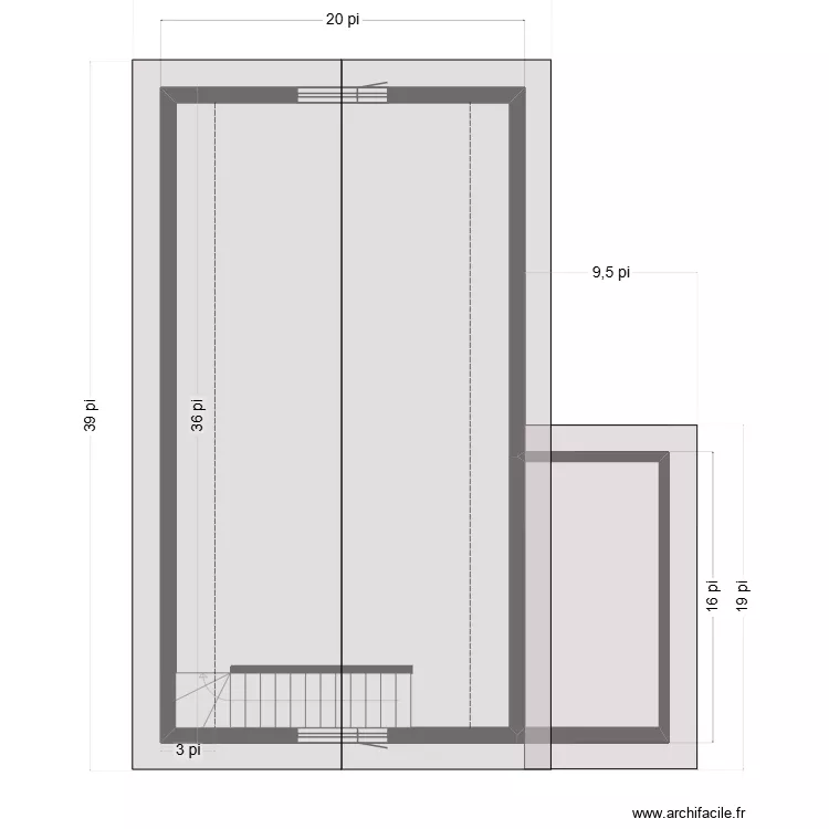 Marlene garage toit bon. Plan de 2 et 69 m² Marlene garage toit bon. Plan de 2 et 69 m²