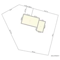 fond cadastre avec maison positionnée