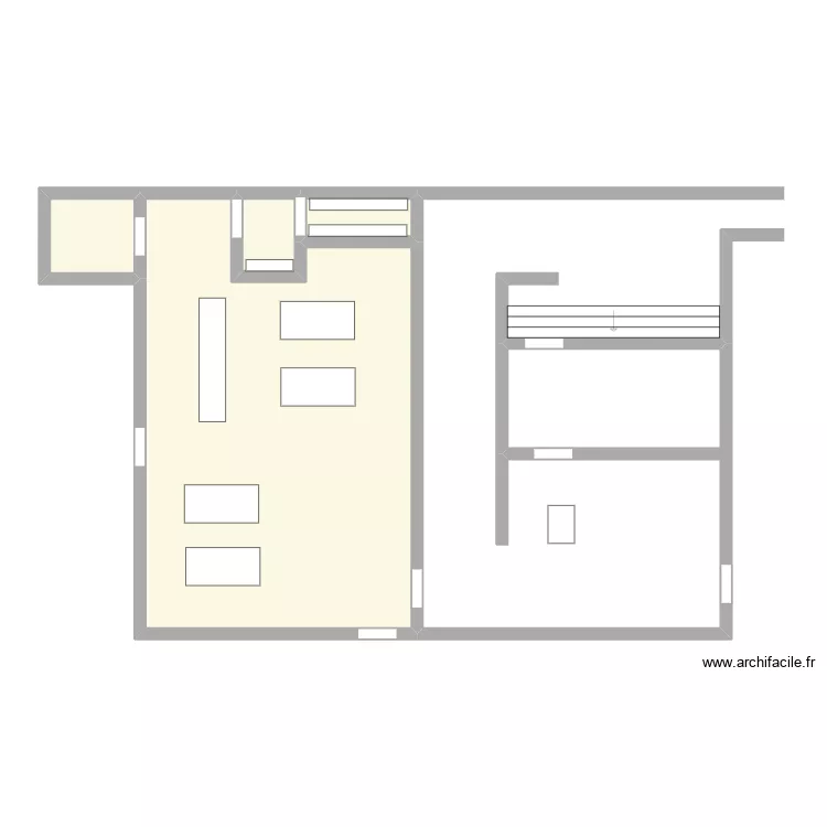 Cultureghem. Plan de 4  et 60 m²