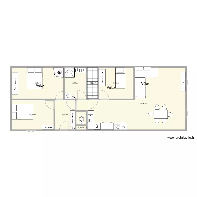 doudeville RDC 1 . Plan de 