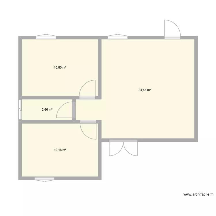 anex. Plan de 4  et 48 m²