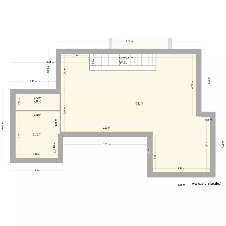 projet maison V4. Plan de 