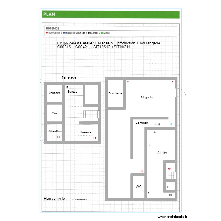 Grupo celeste production atelier magasin boulangerie . Plan de 0 pièce et 0 m2