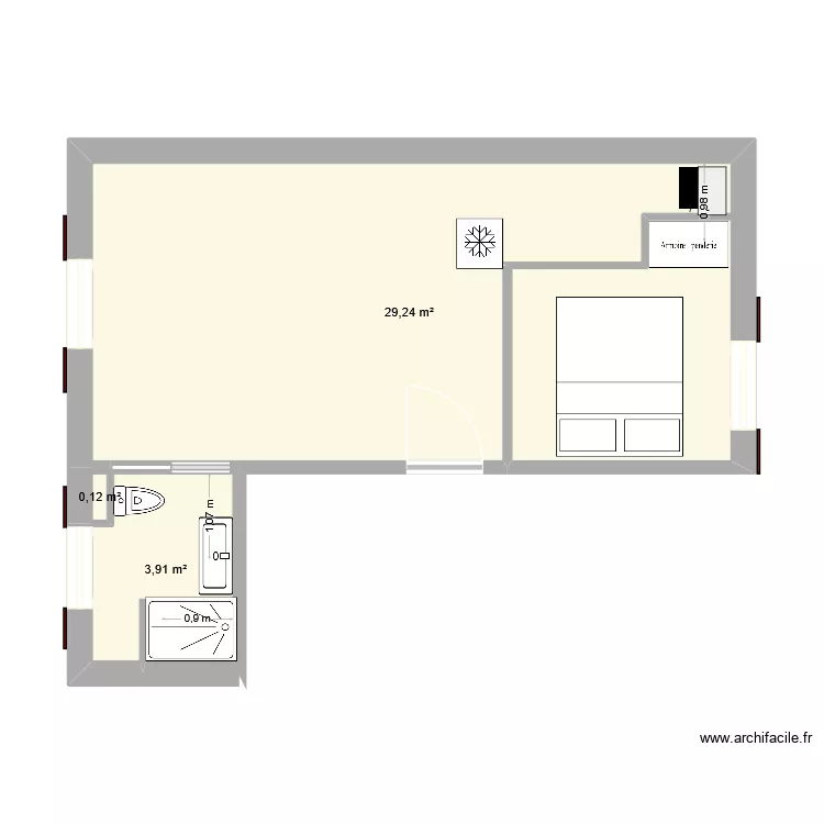 BTZ2. Plan de 3 et 33 m² BTZ2. Plan de 3 et 33 m²