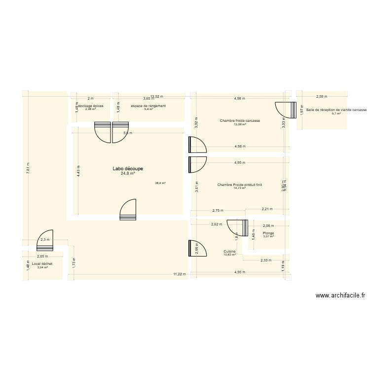 Chef doeuvre. Plan de 10 pièces et 210 m2