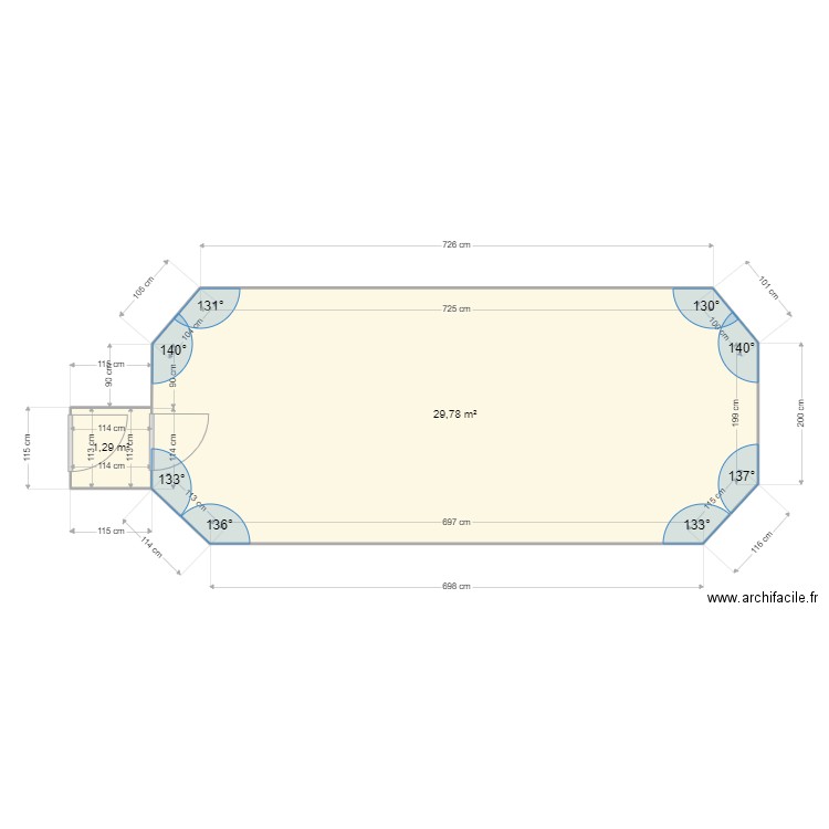 volière 8.5 m Montécristo v1. Plan de 0 pièce et 0 m2