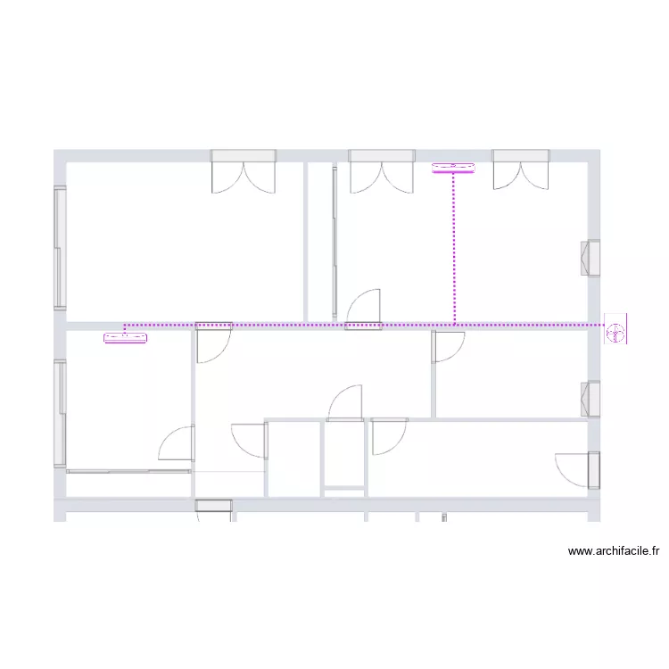 RT 25-460 De La Fourni&egrave;re Garage Climatisation. Plan de 