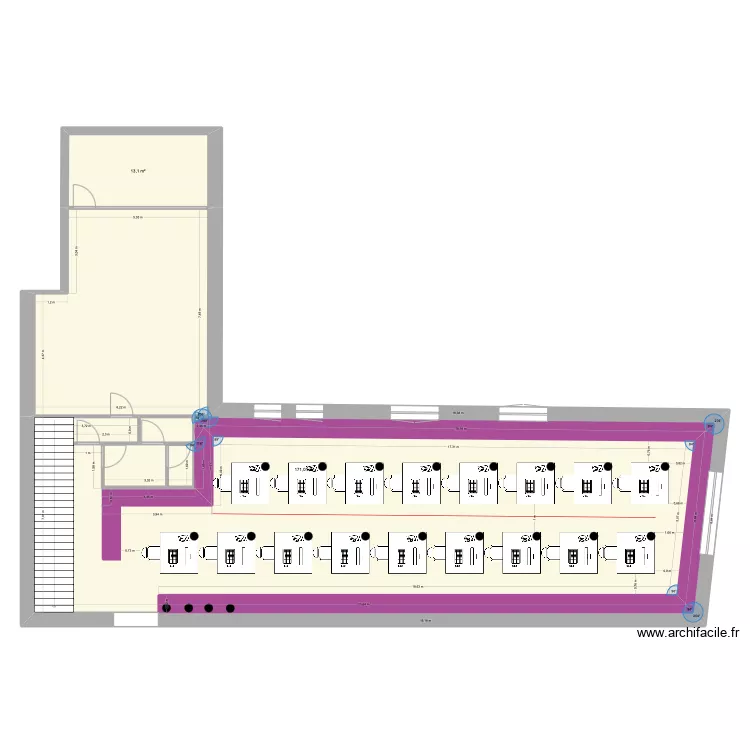 jed yard cote de fin. Plan de 