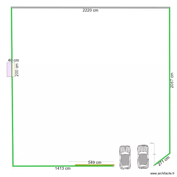 Plan clotures et portail - 11/07. Plan de Plan clotures et portail - 11/07. Plan de