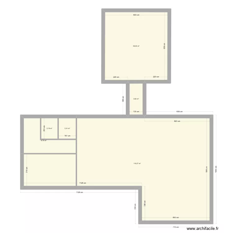 VERO ET LUDO 3. Plan de 6  et 179 m²