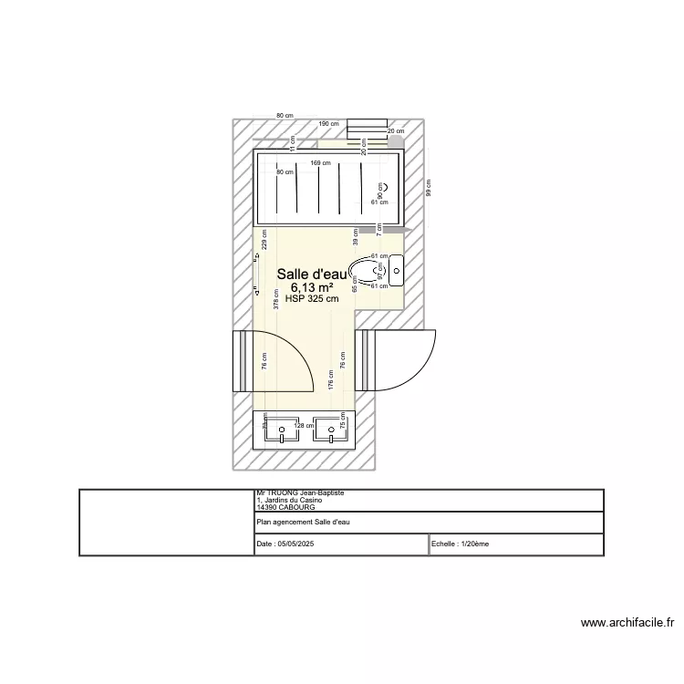 Plan agencement SDE TRUONG. Plan de Plan agencement SDE TRUONG. Plan de
