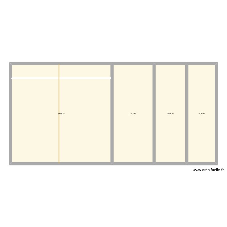 N + 1. Plan de 0 pièce et 0 m2