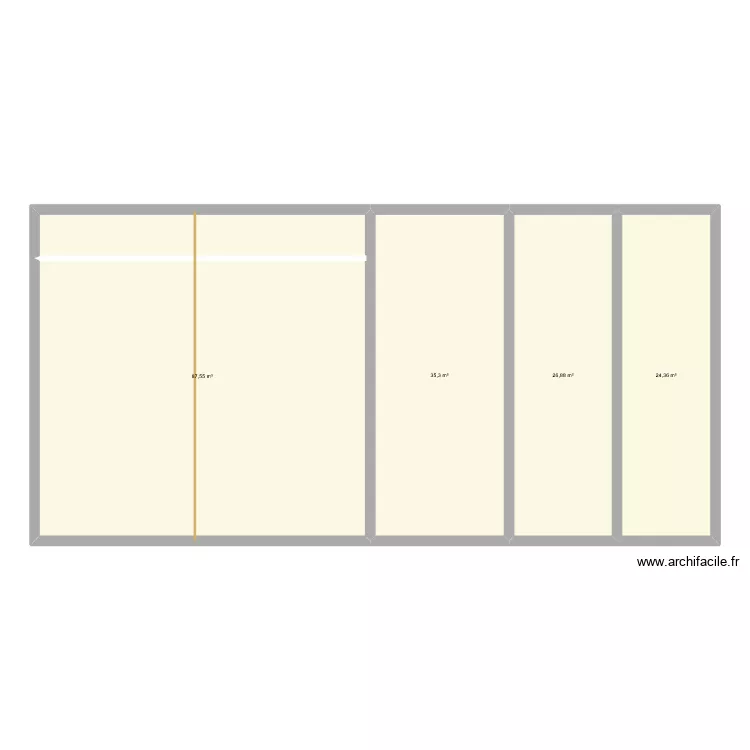 N + 1. Plan de 4 et 174 m² N + 1. Plan de 4 et 174 m²