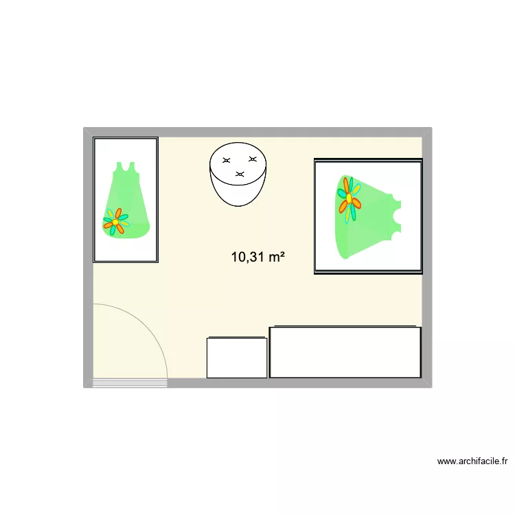 chambre bebes. Plan de chambre bebes. Plan de