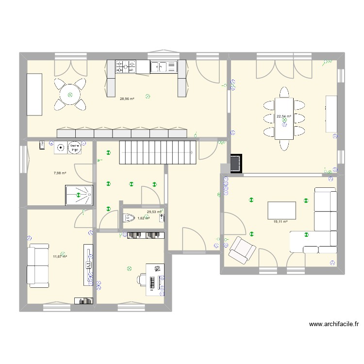 Maison Rez. Plan de 0 pièce et 0 m2