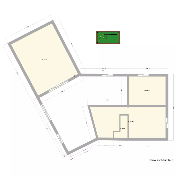 PLAN SOUS SOL bis. Plan de 