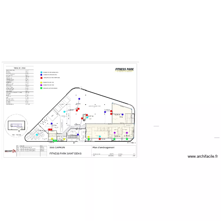 FP ST DENIS CLIM AVEC R+2  16 03 2026. Plan de 5  et 427 m²