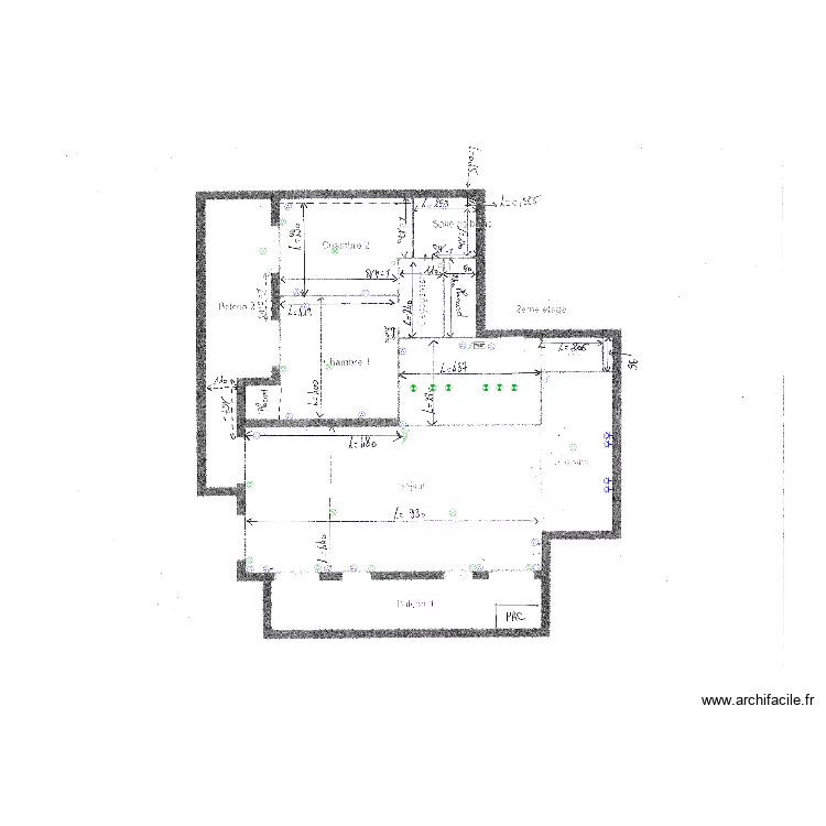 Appartement toulon. Plan de 